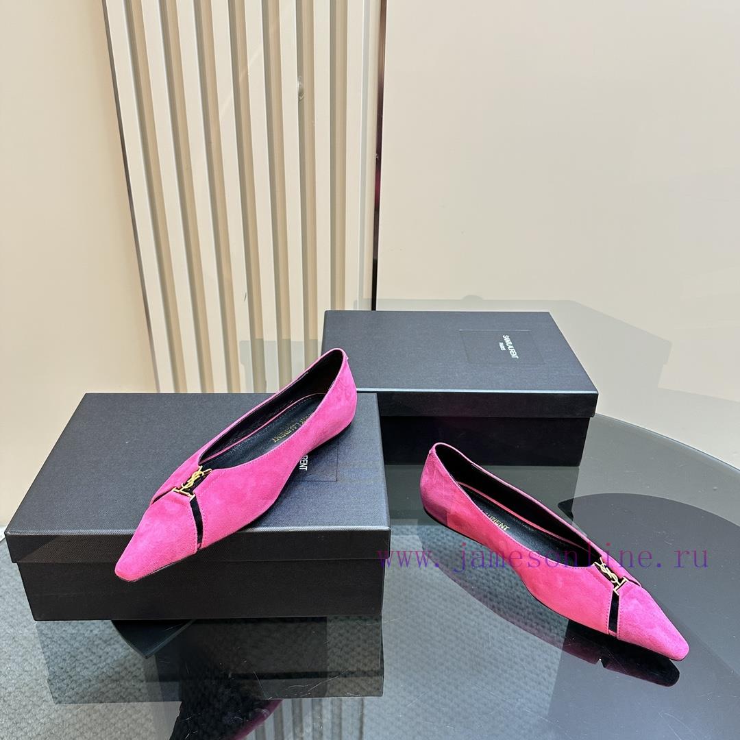 Top Quality Saint Laurent/Saint Laurent Lee Metal Buckle Single ShoesYSL Sister's Beautiful And nd9vphq2 - Image 7
