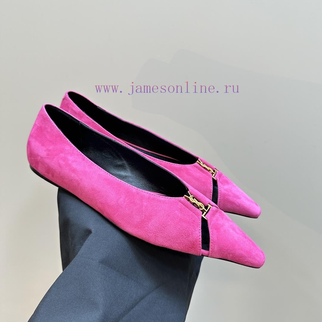 Top Quality Saint Laurent/Saint Laurent Lee Metal Buckle Single ShoesYSL Sister's Beautiful And nd9vphq2 - Image 8