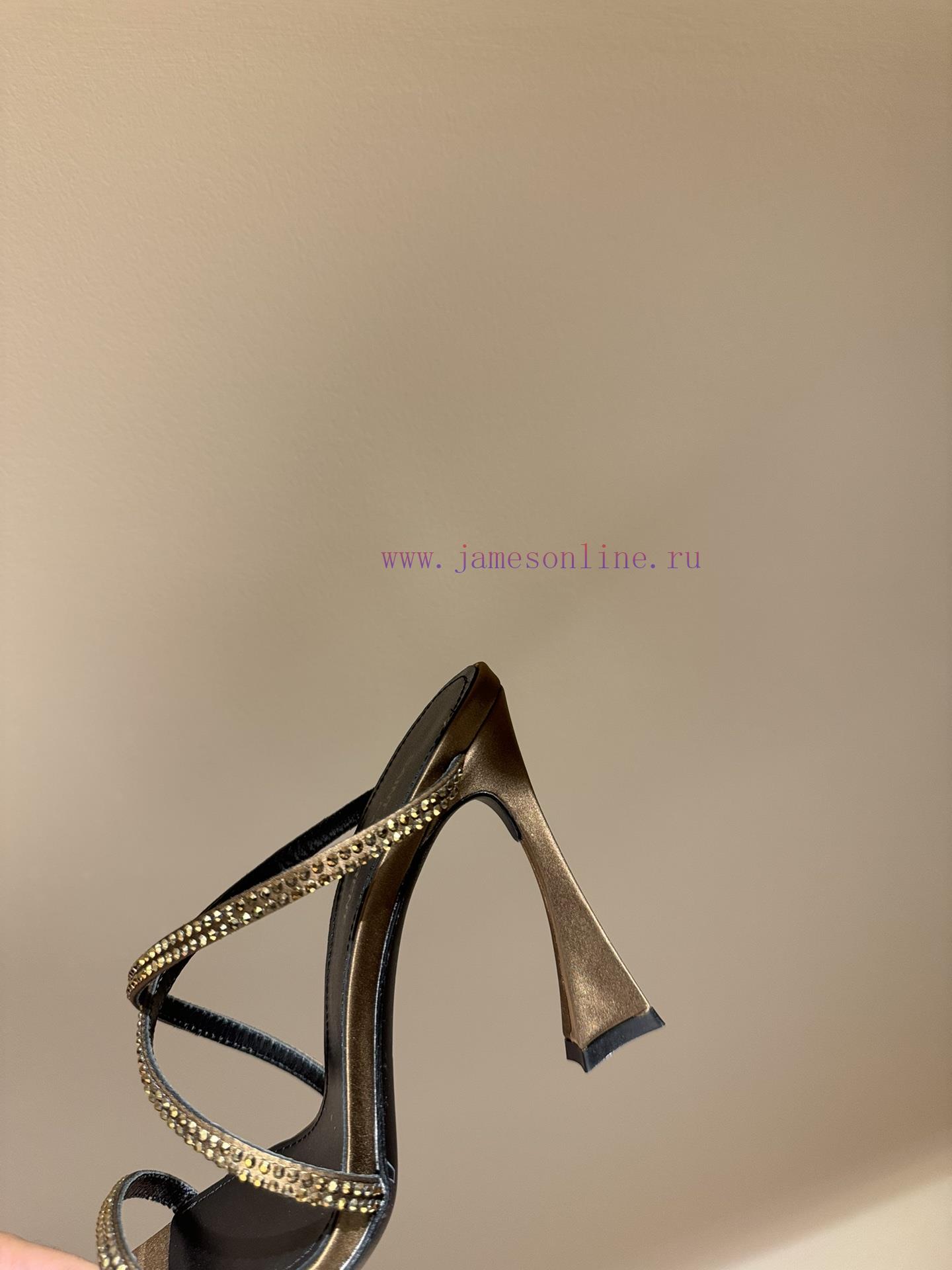 Saint LaurentYSL Saint Laurent Hot Diamond Cross Belt Ultra High Heel Fashion Sandals24ss Rhine pu2p7zvh - Image 7