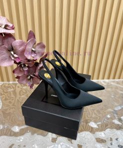 New YSL Saint Laurent - SS2024 Summer Fish Mouth High Heels New Fashion High Heels Sandals————— w38jxqus
