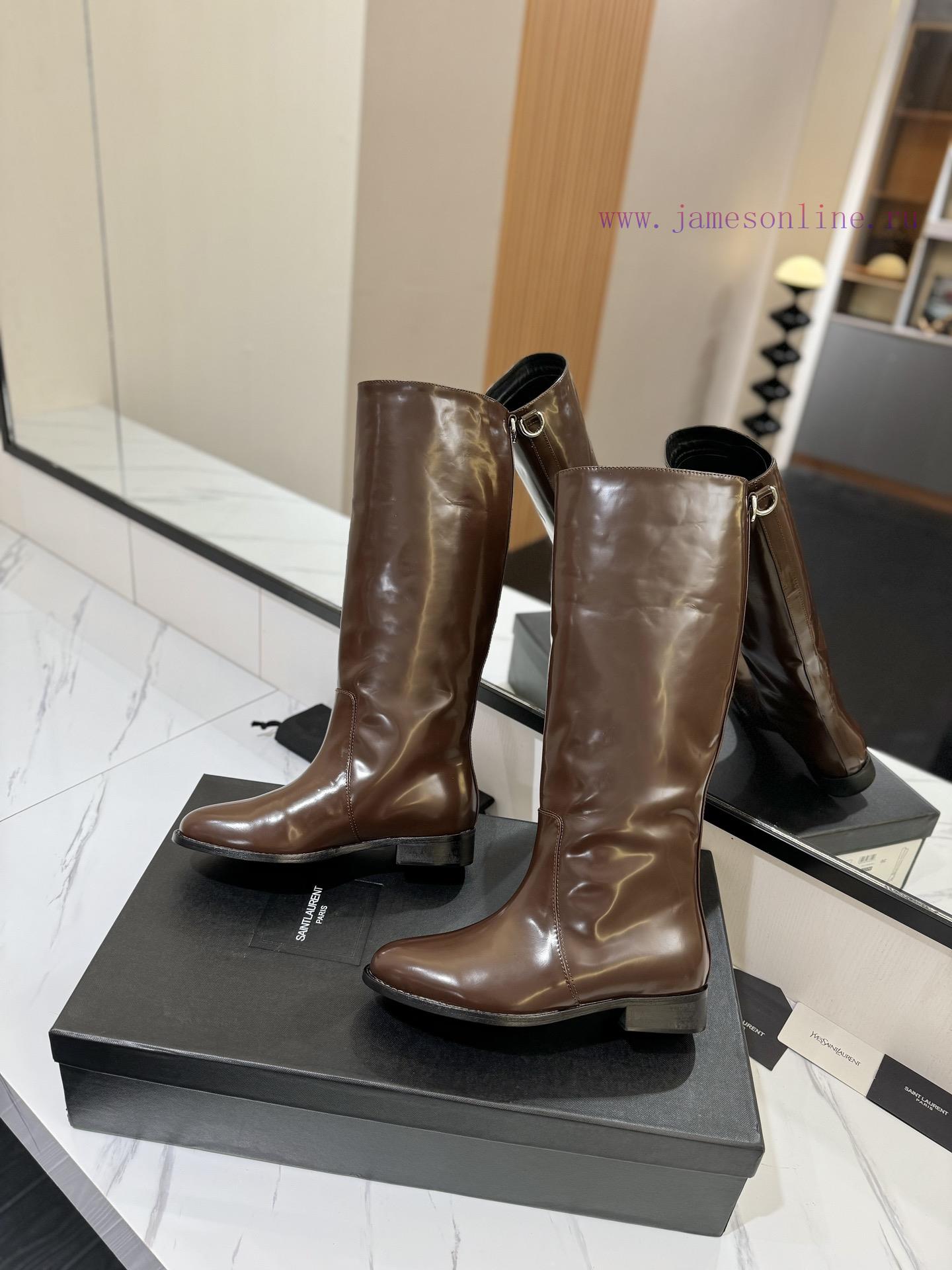 Saint Laurent YSL High-heeled Long Boots The Latest Autumn And Winter Version Of The Year Have v24ueir4 - Image 6