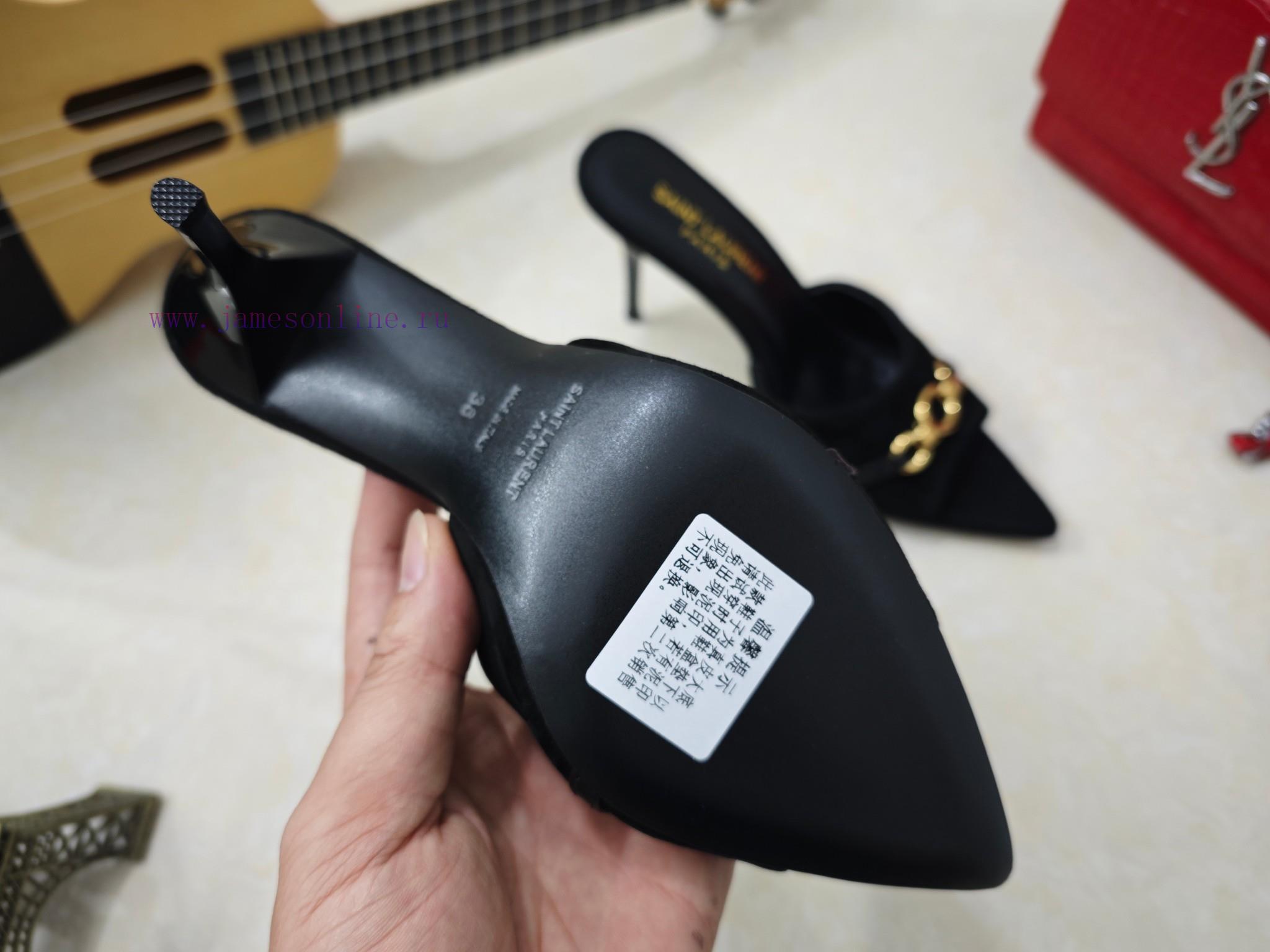 Saint Laurent Fine Heeled YSL Sandals In Early Spring 2025 Synchronized YSL Decoration Classic 9tjpv79z - Image 6