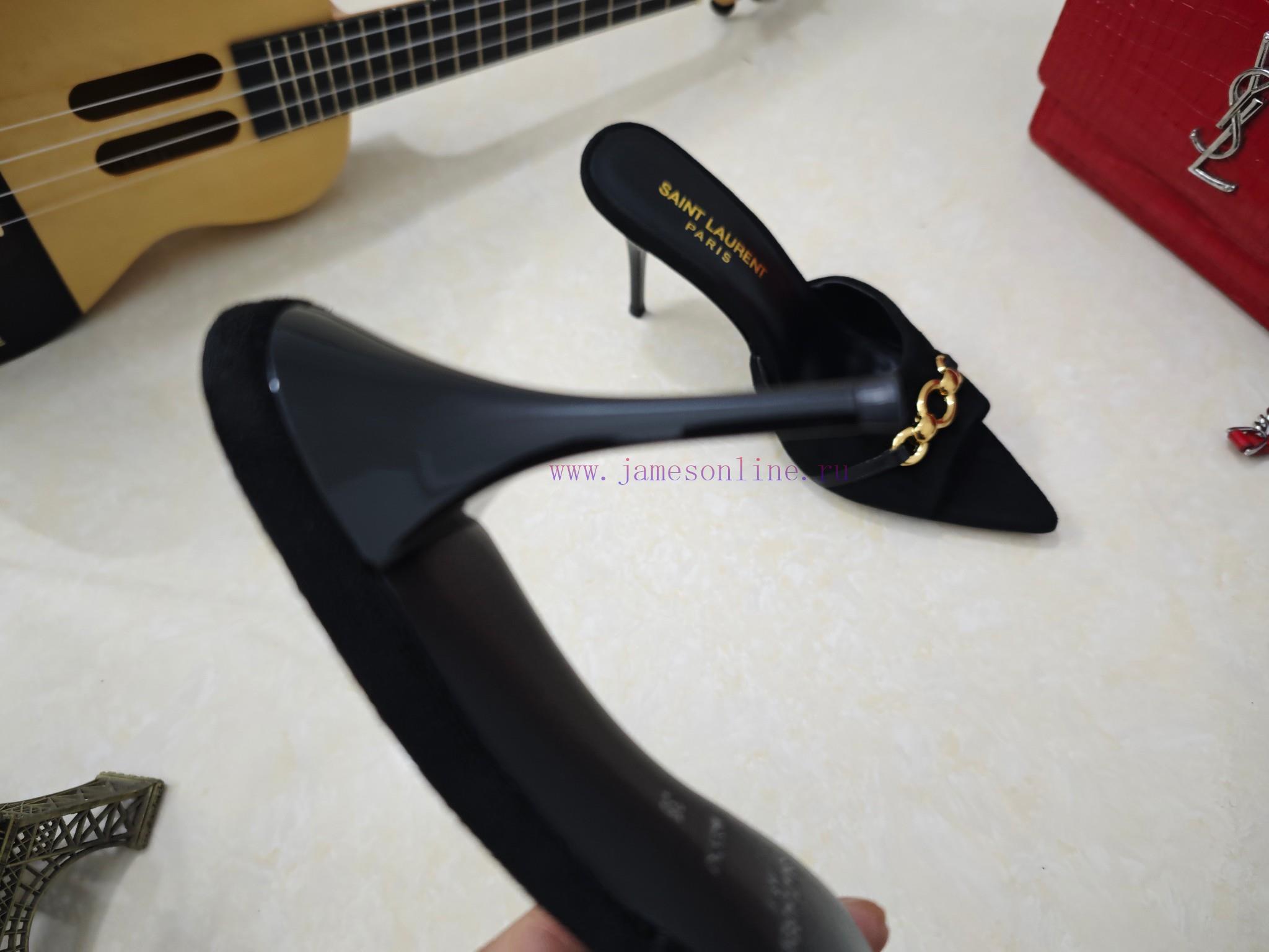 Saint Laurent Fine Heeled YSL Sandals In Early Spring 2025 Synchronized YSL Decoration Classic 9tjpv79z - Image 7