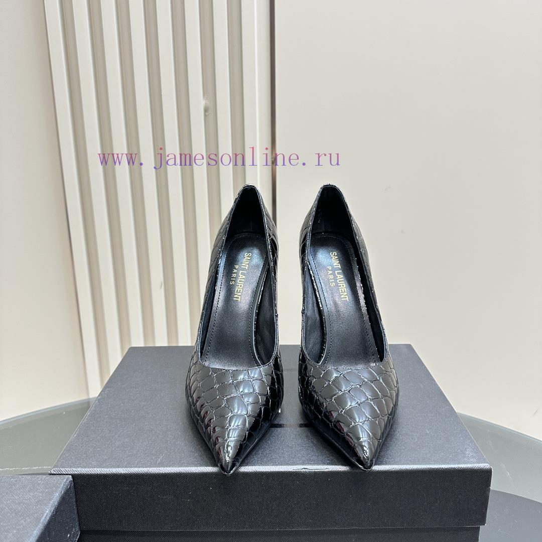 YSL Saint Laurent SS2024 High Heel Single ShoesAll Kinds Of Small Skirts Are Not Picky To Match rbthecua - Image 3
