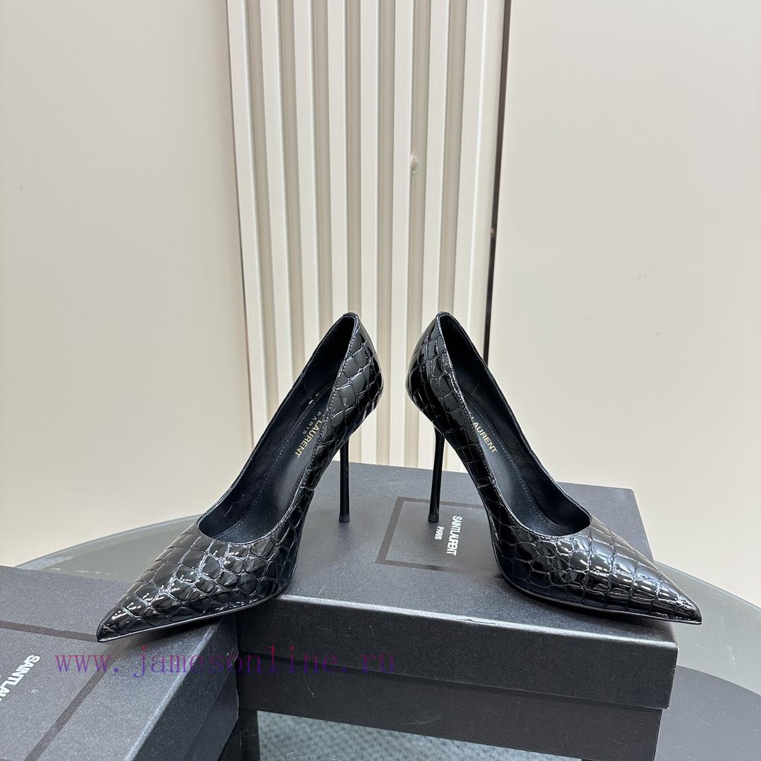 YSL Saint Laurent SS2024 High Heel Single ShoesAll Kinds Of Small Skirts Are Not Picky To Match rbthecua - Image 4