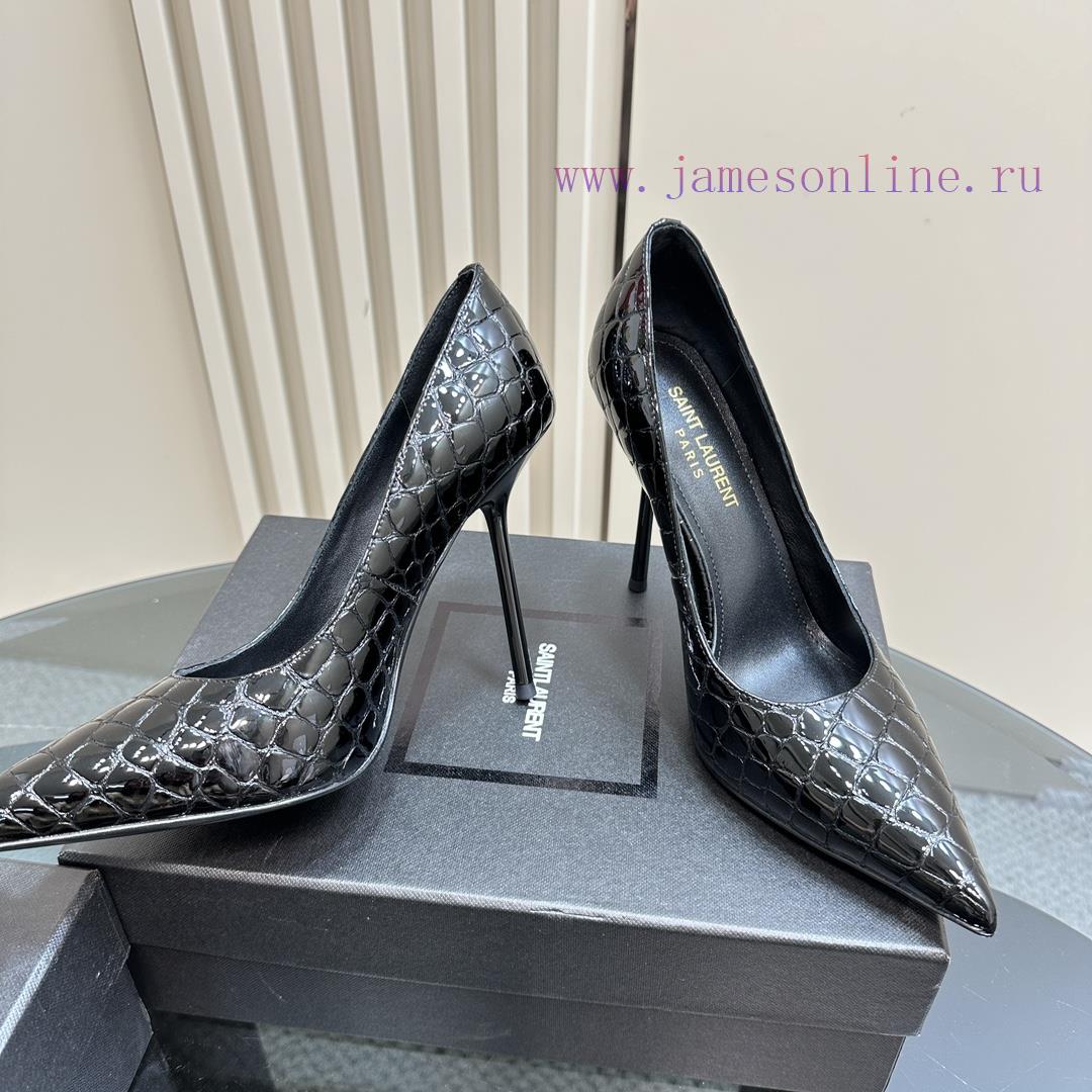 YSL Saint Laurent SS2024 High Heel Single ShoesAll Kinds Of Small Skirts Are Not Picky To Match rbthecua - Image 5