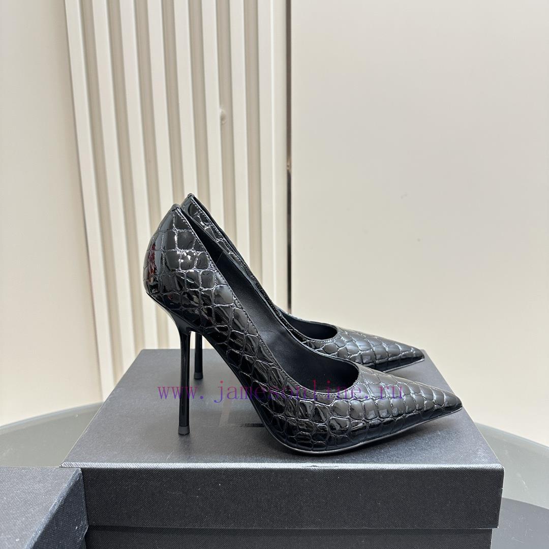 YSL Saint Laurent SS2024 High Heel Single ShoesAll Kinds Of Small Skirts Are Not Picky To Match rbthecua - Image 6