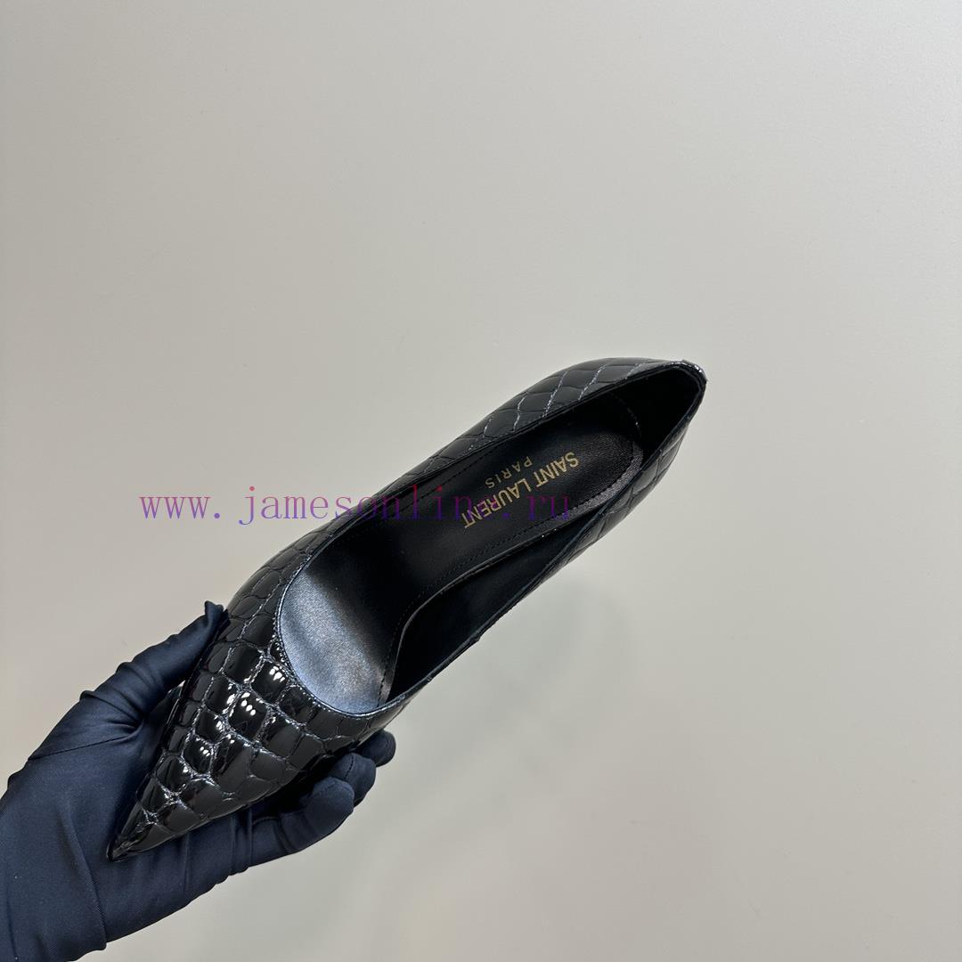 YSL Saint Laurent SS2024 High Heel Single ShoesAll Kinds Of Small Skirts Are Not Picky To Match rbthecua - Image 9