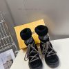 FENDI Round Toe Apr è S-ski Snow BootsThe Boot Surface And Barrel Are Made Of Imported White Wo 64zz6hq9