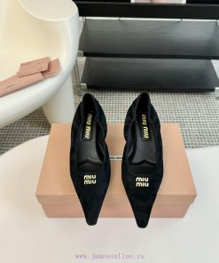 Short And ShortMiu Miu 24ss Autumn And Winter Blok Small Square Toe LoafersThis Brock Shoe Feat yu89iwn0