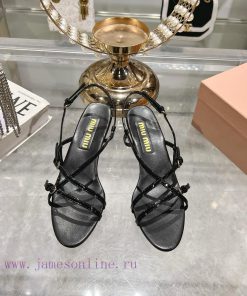 MiuMiuMiu Miu/25ss Spring/Summer Fashion Show New Cat And High Heel SandalsThe Runway Style App y20kxjl7