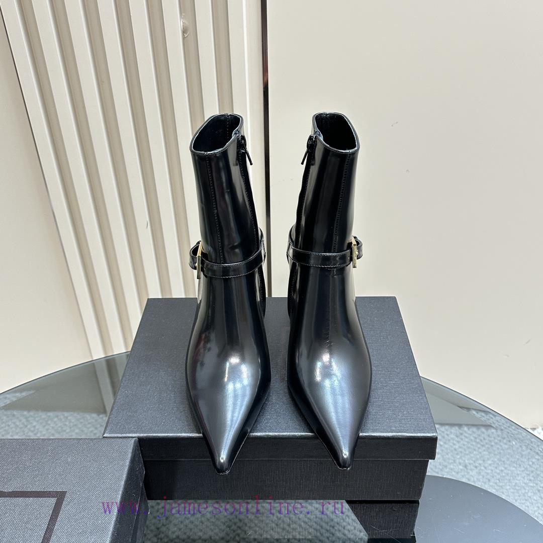 Saint Lauren YSL Saint LaurentSide Zipper Short Boot VersionThe Latest Autumn And Winter 2024 V 143jwhde - Image 3
