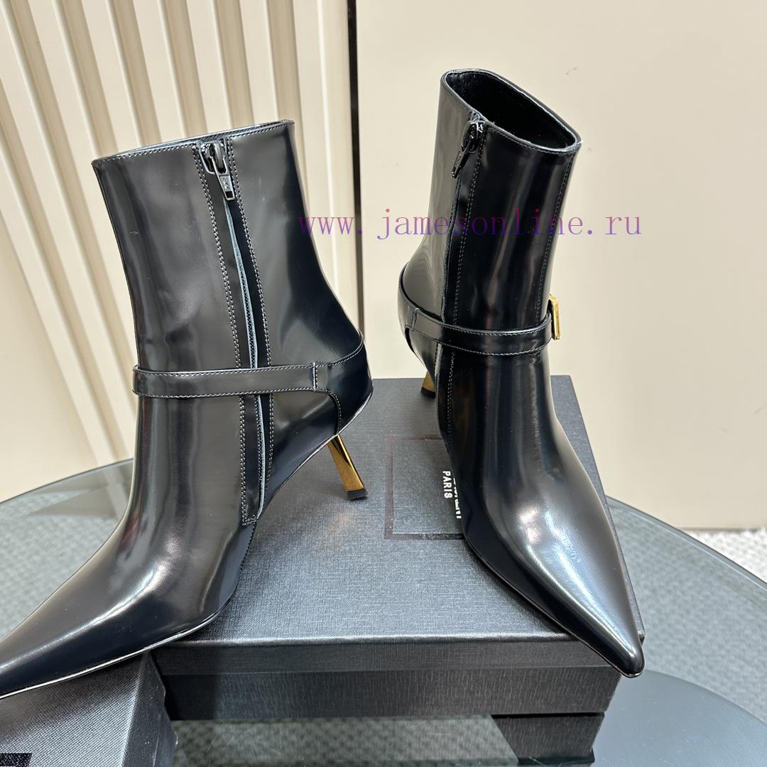 Saint Lauren YSL Saint LaurentSide Zipper Short Boot VersionThe Latest Autumn And Winter 2024 V 143jwhde - Image 4