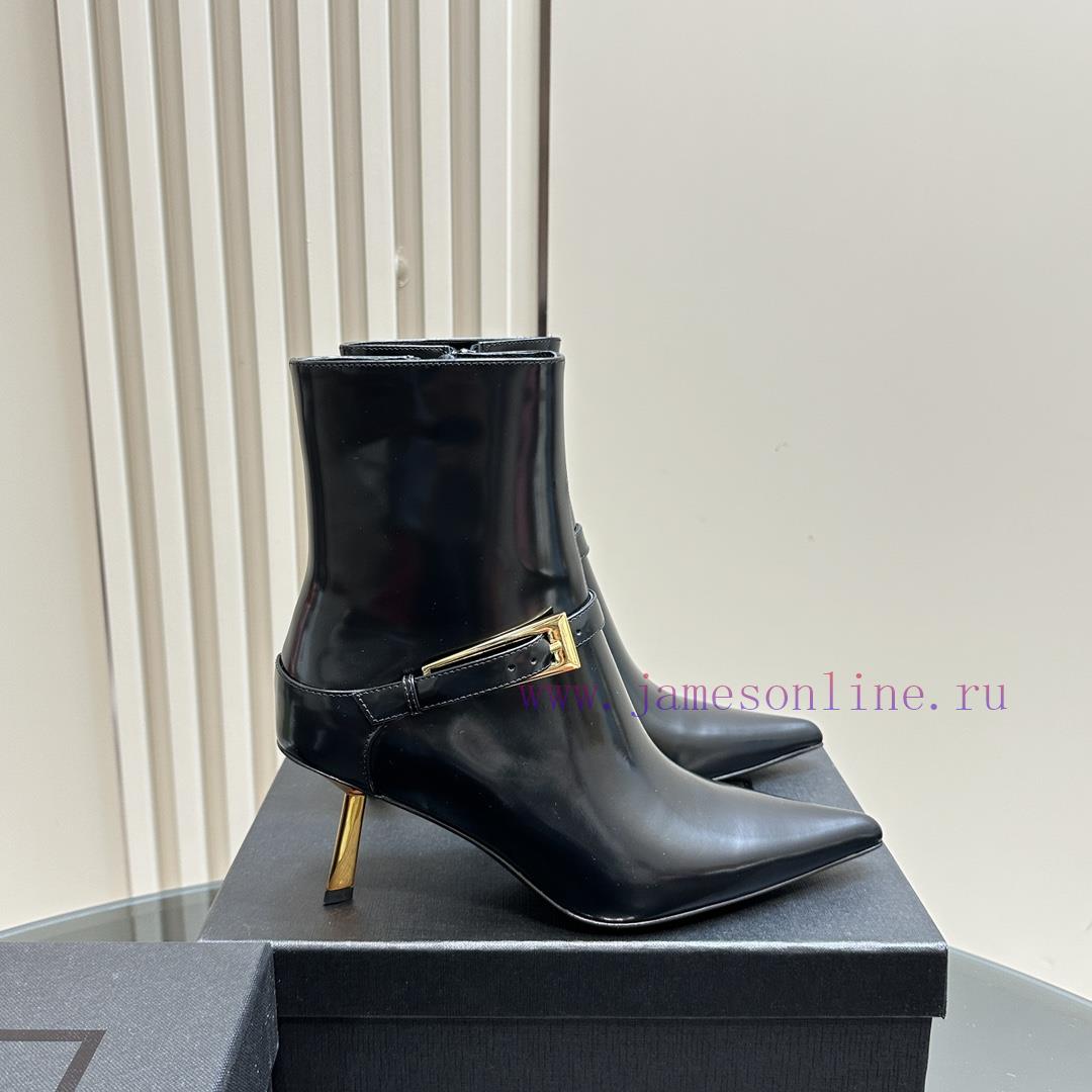Saint Lauren YSL Saint LaurentSide Zipper Short Boot VersionThe Latest Autumn And Winter 2024 V 143jwhde - Image 5