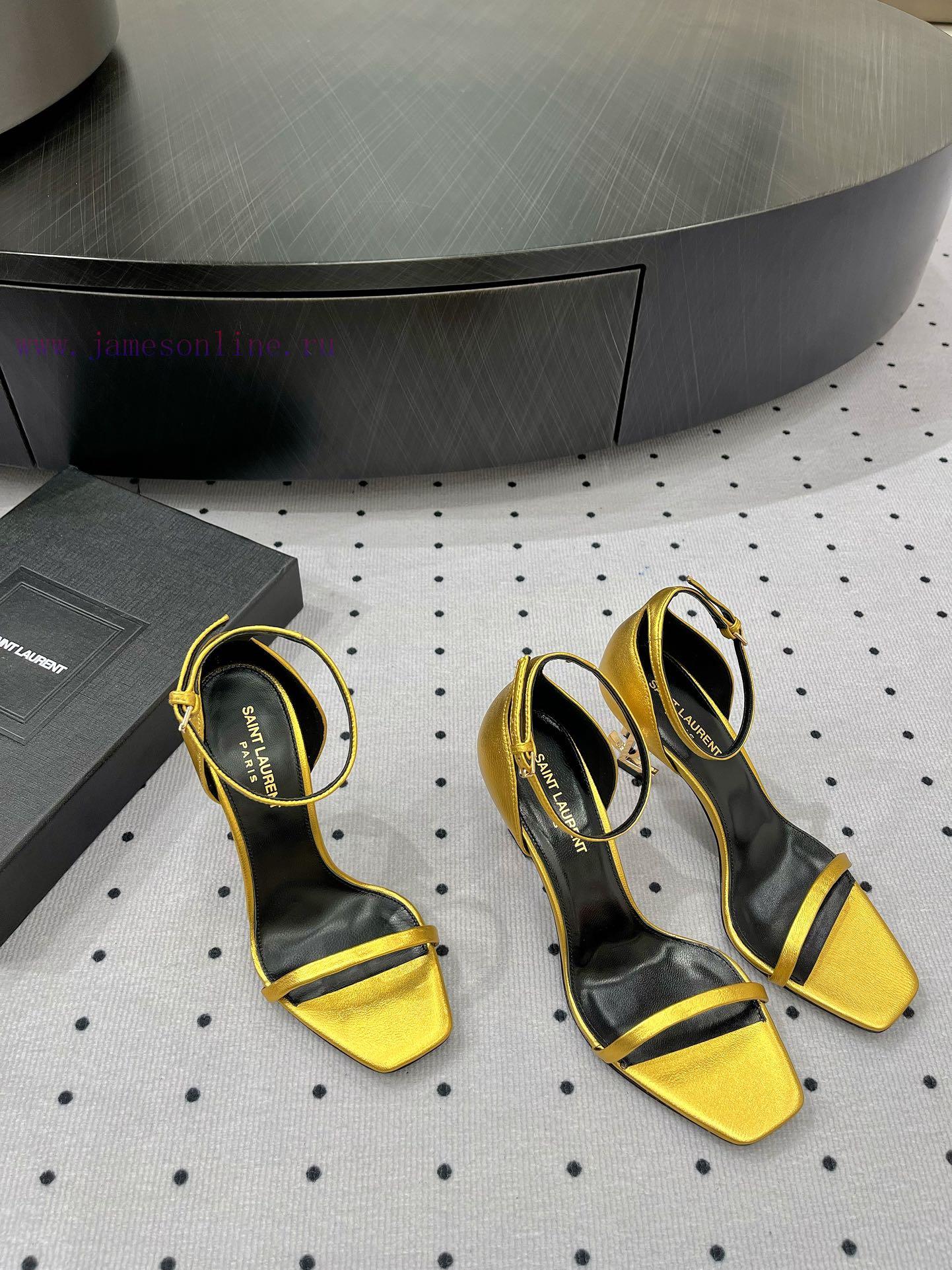 𝑺𝒂𝒊𝒏𝒕𝑳𝒂𝒖𝒓𝒆𝒏𝒕 Black Gold High Heels Which Girl Doesn't Love Them They Really Decorate Her Leg Sh ag166lmj - Image 6