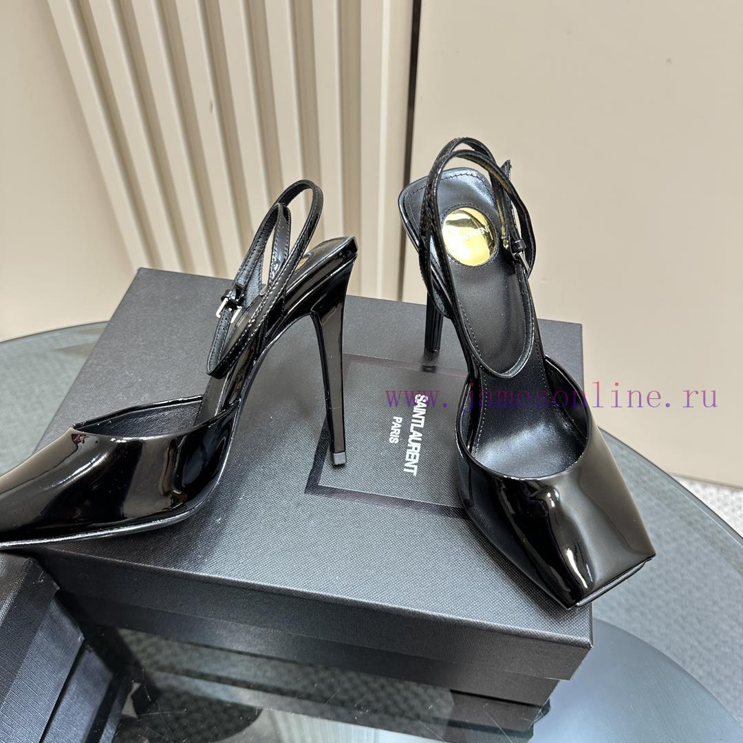 Saint Laurent 25/Spring/Summer HeatThe Brand New Square Toe Single Shoes Are Simple Yet Have A u385f077 - Image 4