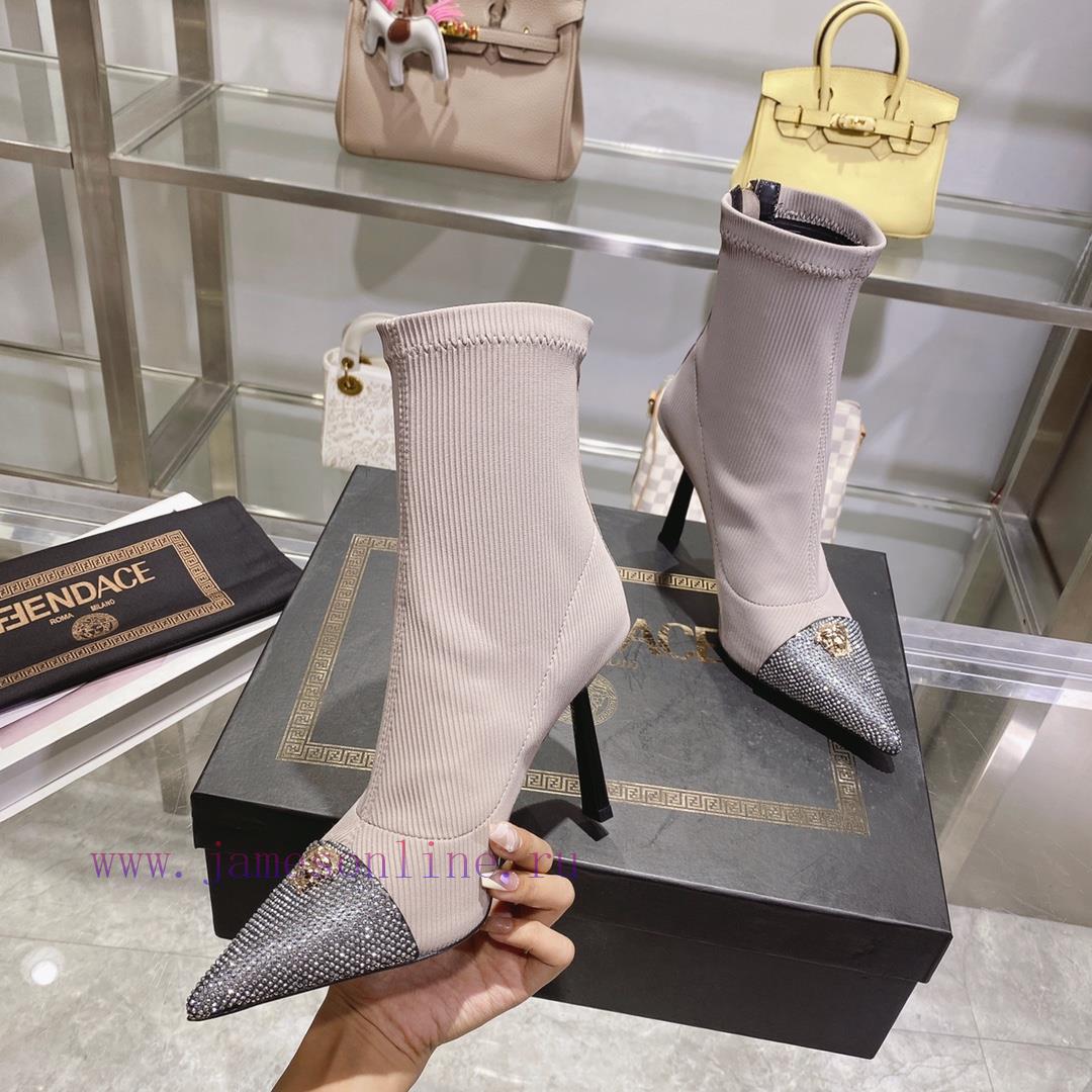 Fendi&Versace Joint CollectionOverseas Show Edition 11 Fendi&Versace Hot Diamond Stretch Knitte jthx04h1 - Image 5