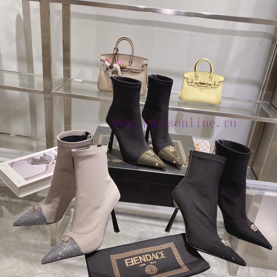 Fendi&Versace Joint CollectionOverseas Show Edition 11 Fendi&Versace Hot Diamond Stretch Knitte jthx04h1 - Image 9