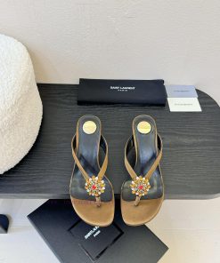 Saint Laurent 25ss YSL Toe GripperYsl Is The Only One Who Has Made Flat Shoes So Charming. It N w4kcntkl