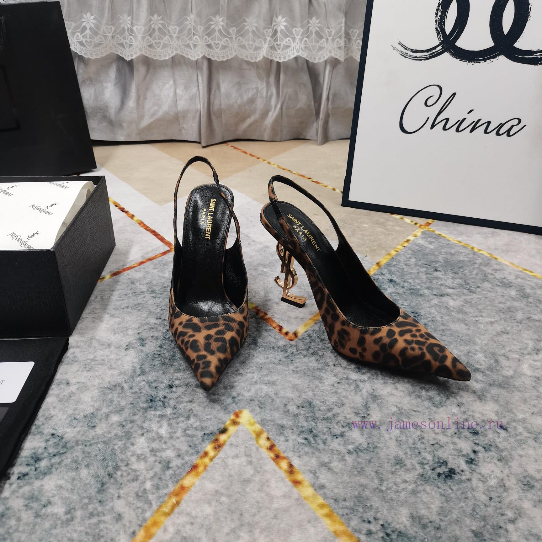New Release - YSL Top LevelSynchronize New Logo Letters And High-heeled Sandals On The Official 3ofuvarw - Image 5
