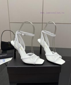 Saint Laurent YSL Classic Spring/Summer Cross Strap High Heel SandalsCutting Off Men And Women' esuir30t