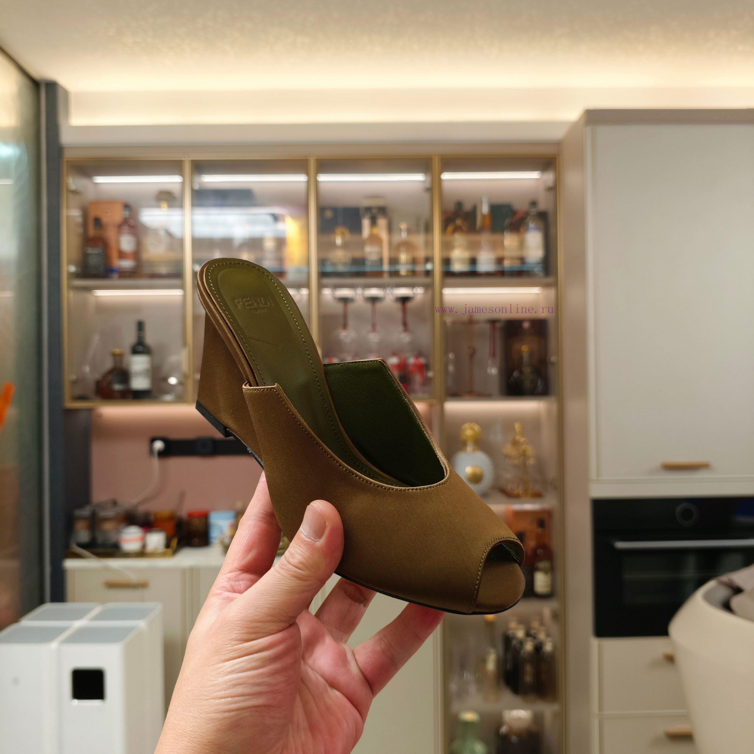 25SS Popular High-heeled Retro Fish Mouth Sandals "Song Yuqi Zhou Xiao's Same Slope Shaped High 9w4ol9wg - Image 17