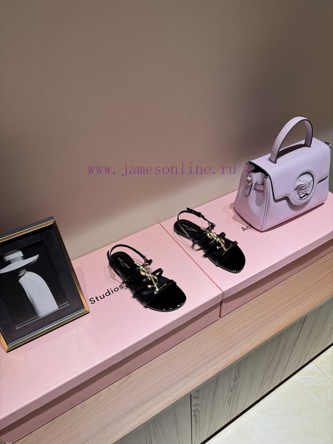 Saint Laurent 2025 Paris Saint Laurent Classic High Heel Sandals2025 Temperament Fairy Summer E qbt5qm78
