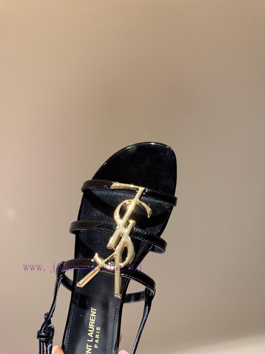 Saint Laurent 2025 Paris Saint Laurent Classic High Heel Sandals2025 Temperament Fairy Summer E qbt5qm78 - Image 5