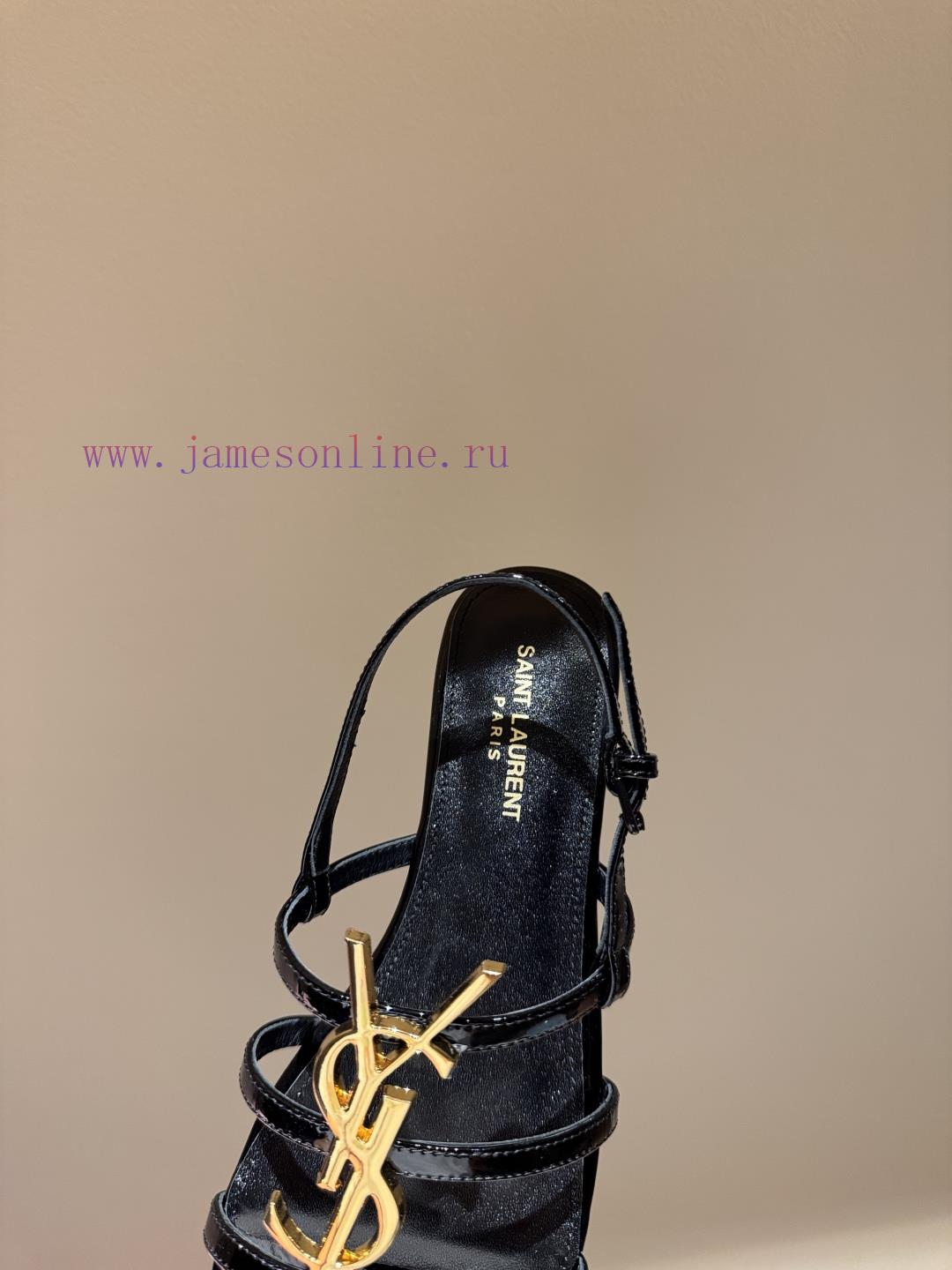 Saint Laurent 2025 Paris Saint Laurent Classic High Heel Sandals2025 Temperament Fairy Summer E qbt5qm78 - Image 15