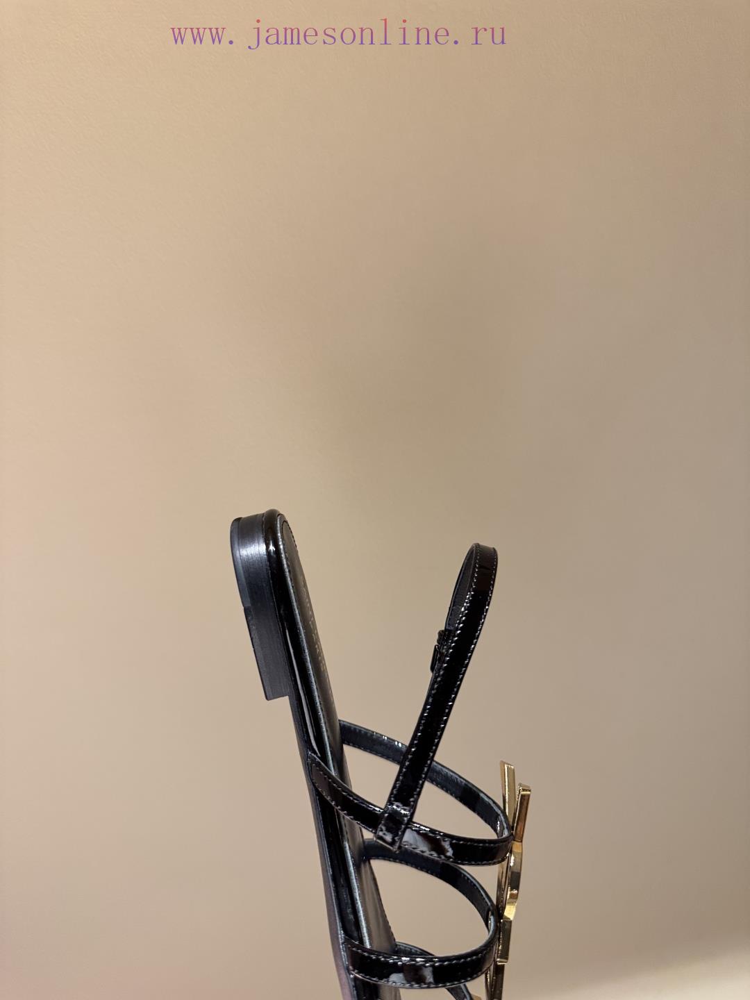 Saint Laurent 2025 Paris Saint Laurent Classic High Heel Sandals2025 Temperament Fairy Summer E qbt5qm78 - Image 17