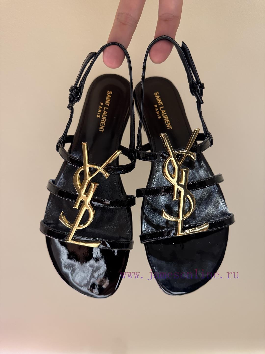 Saint Laurent 2025 Paris Saint Laurent Classic High Heel Sandals2025 Temperament Fairy Summer E qbt5qm78 - Image 19