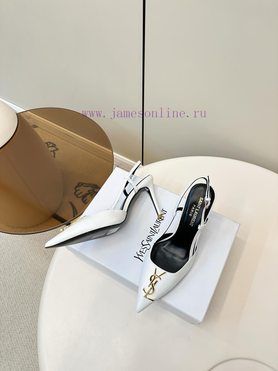 Saint Laurent YSL Sexy High-heeled SandalsSAINTLAURENTYSL2025 Early Spring New Saint Laurent He d4v0ig7y - Image 6