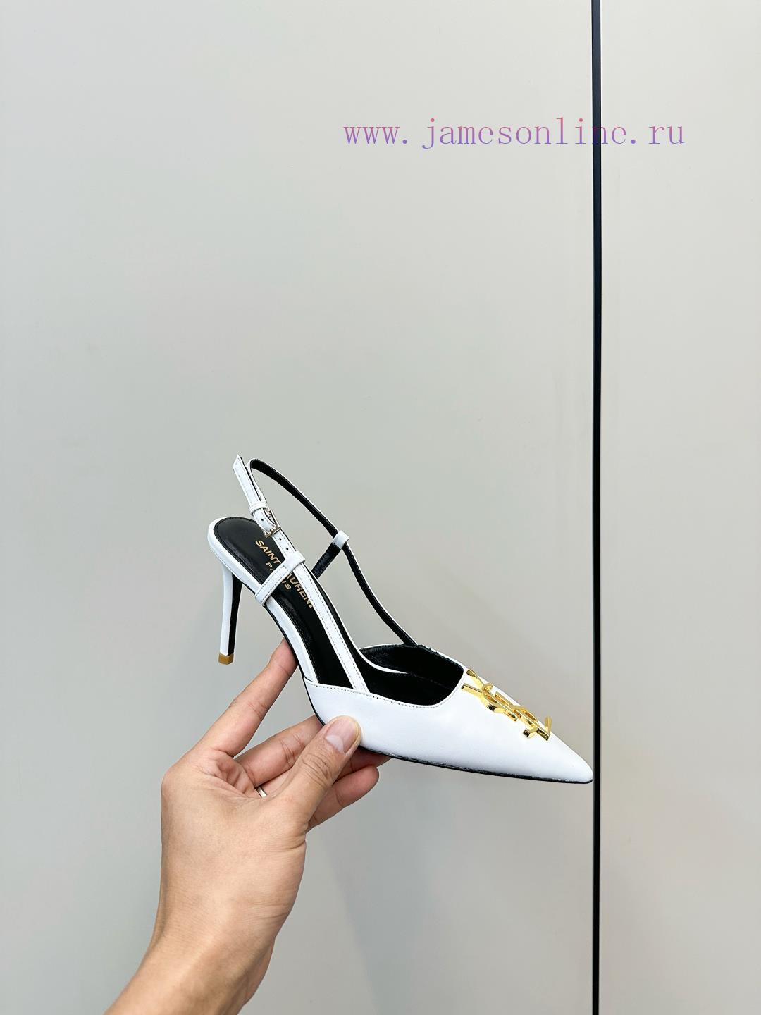 Saint Laurent YSL Sexy High-heeled SandalsSAINTLAURENTYSL2025 Early Spring New Saint Laurent He d4v0ig7y - Image 7