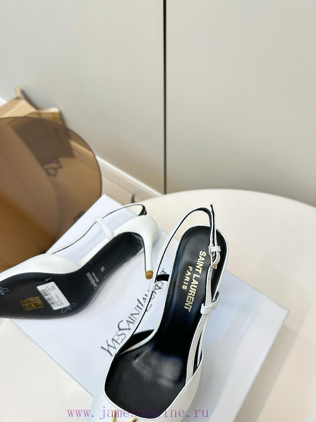 Saint Laurent YSL Sexy High-heeled SandalsSAINTLAURENTYSL2025 Early Spring New Saint Laurent He d4v0ig7y - Image 9