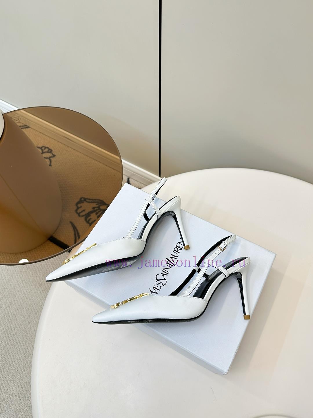Saint Laurent YSL Sexy High-heeled SandalsSAINTLAURENTYSL2025 Early Spring New Saint Laurent He d4v0ig7y - Image 19