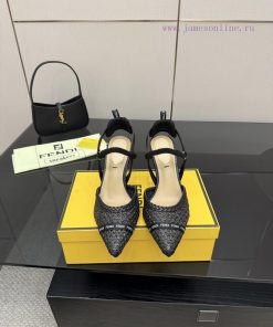 Fendi Leather Woven High HeelsThis Shoe Is Named After The Agile And Lightweight Italian Hummin 82z1di8j