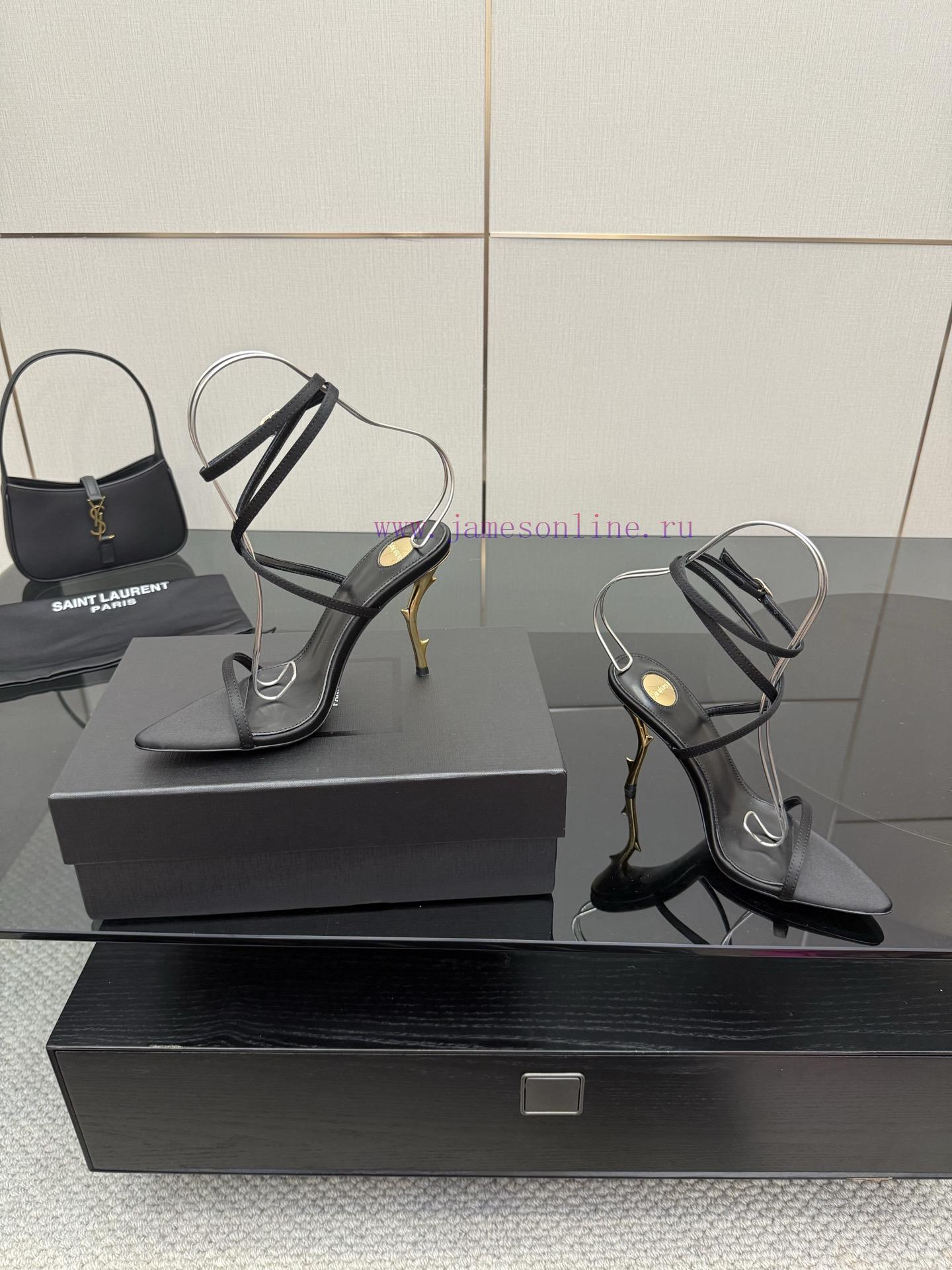 Saint Laurent | Stunningly Beautiful High Heels With ThornsWho Can Refuse YSL High Heels Claimi jqofai0z - Image 6