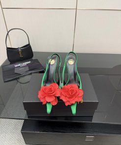 Saint Laurent | Rose With Thorns Exquisite High Heels𝑺𝒂𝒊𝒏𝒕𝑳𝒂𝒖𝒆𝒏𝒕 25 𝒇𝒘 Spring EditionWho Can Re h7v57wil