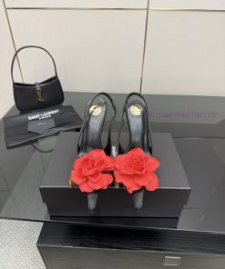 Saint Laurent | Rose With Thorns Exquisite High Heels𝑺𝒂𝒊𝒏𝒕𝑳𝒂𝒖𝒆𝒏𝒕 25 𝒇𝒘 Spring EditionWho Can Re b05lz8o7