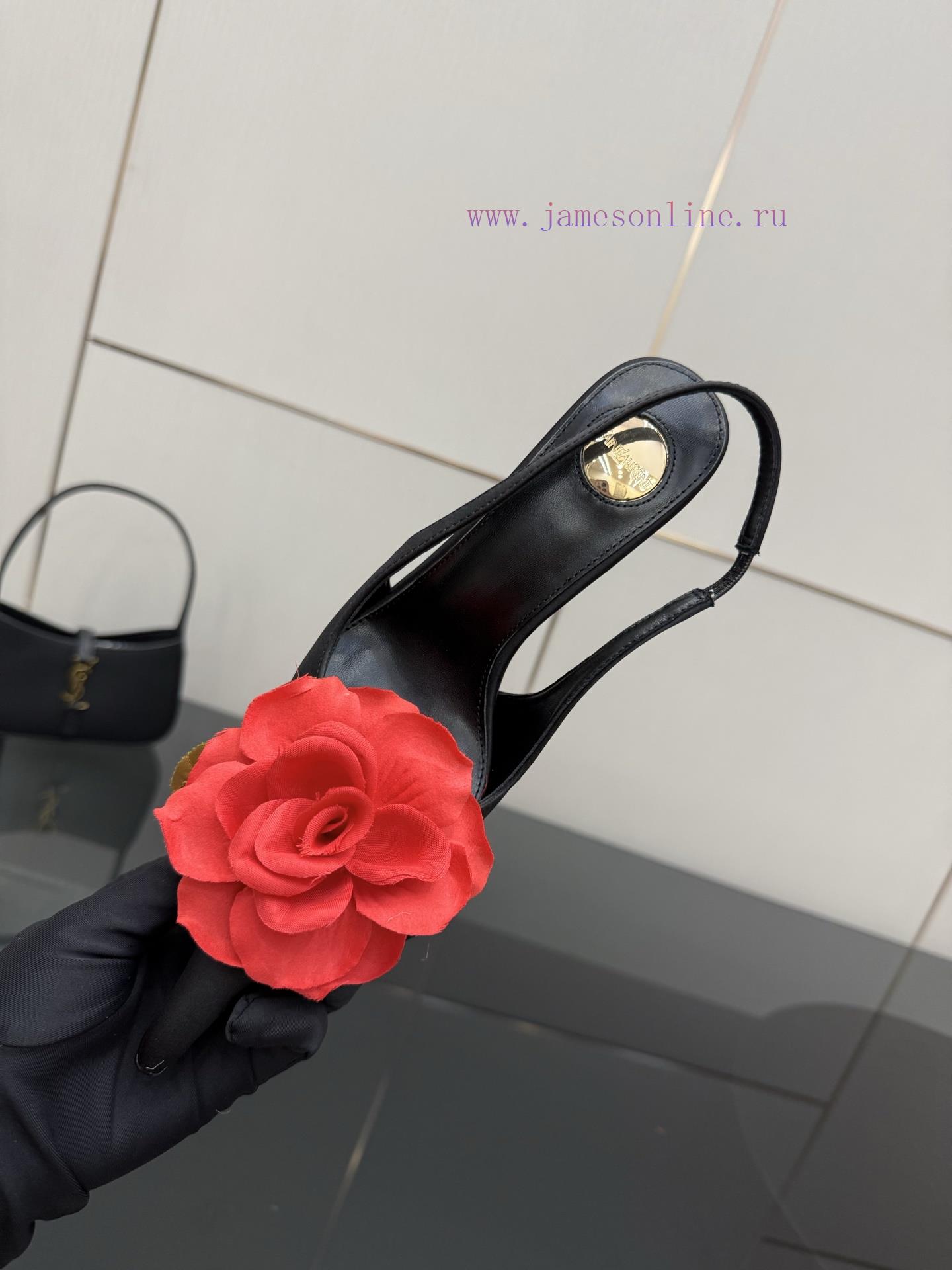 Saint Laurent | Rose With Thorns Exquisite High Heels𝑺𝒂𝒊𝒏𝒕𝑳𝒂𝒖𝒆𝒏𝒕 25 𝒇𝒘 Spring EditionWho Can Re b05lz8o7 - Image 9