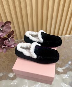 Purchasing Grade MiuMiu 25S Classic Mary Jane Hairy Single Shoes———————————Mao Mao Shoes That C xr82ew73