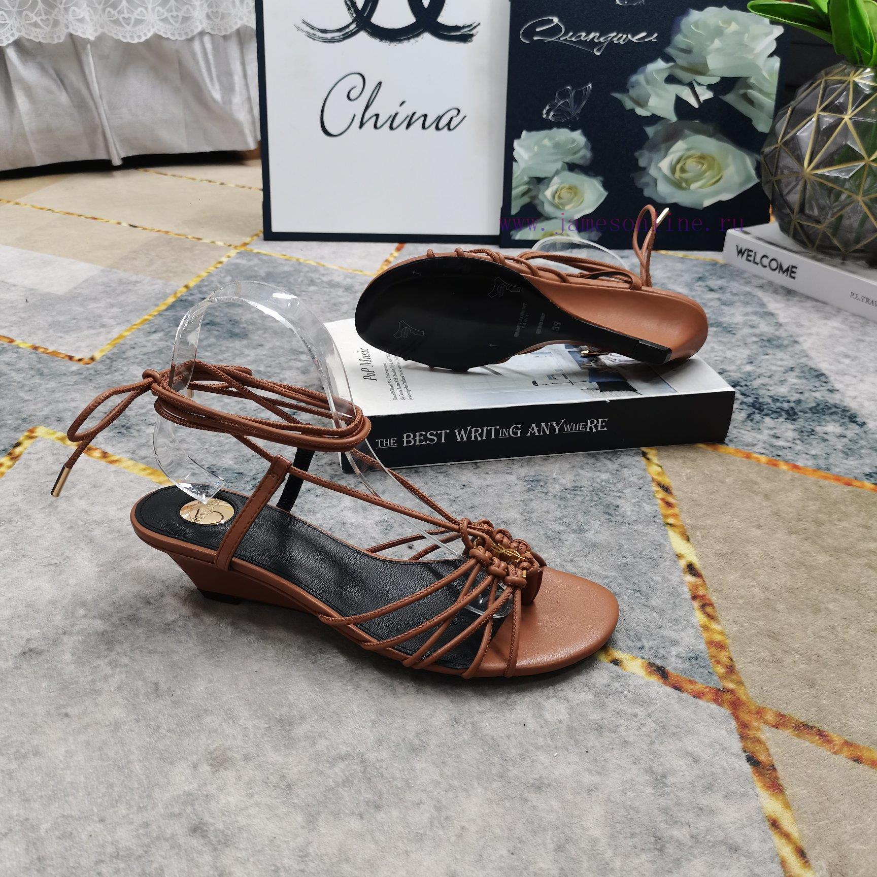 New Release - YSL Top LevelNew Logo Buckle Strap Sandals Synchronized On Official WebsitePerfec x2ez671z - Image 9