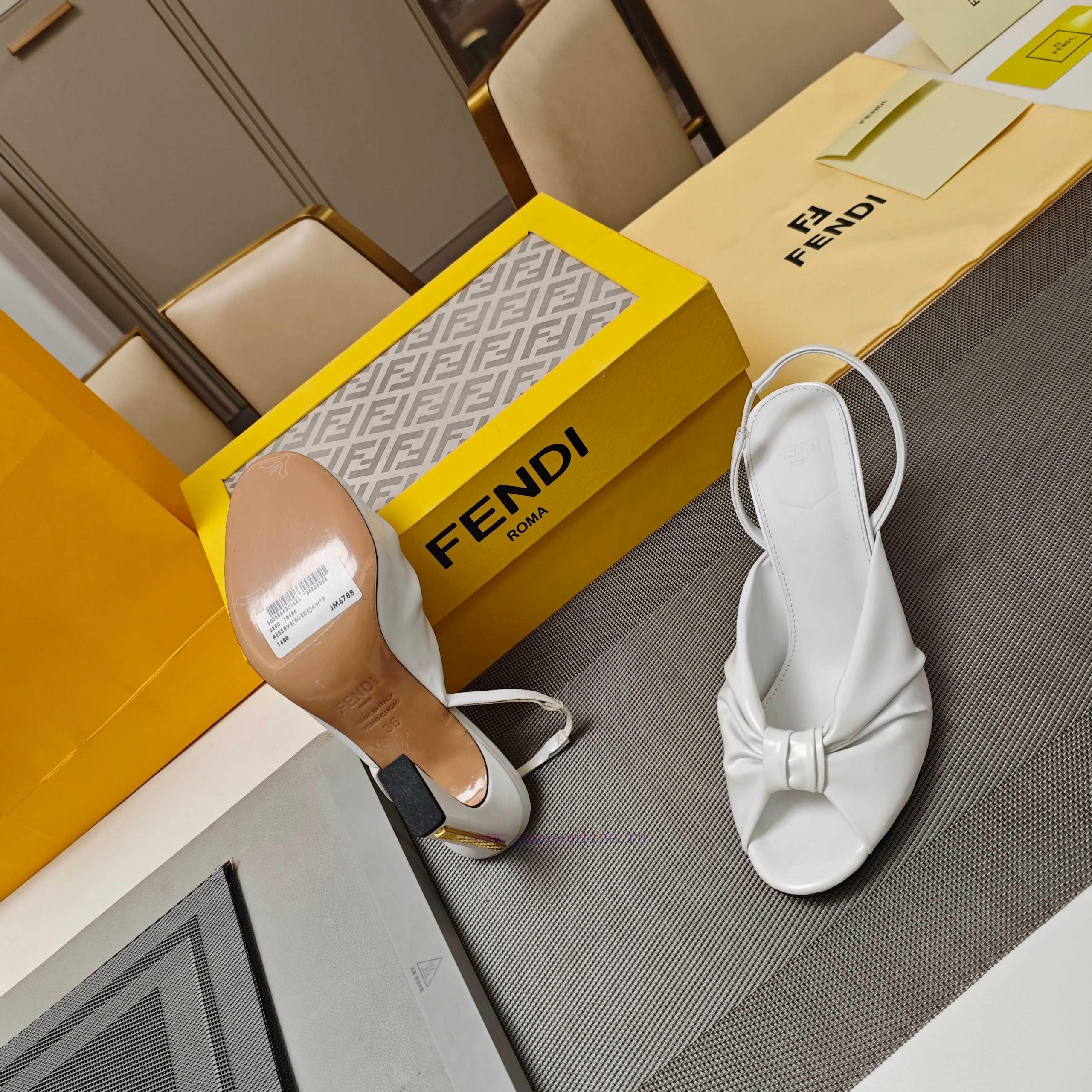 The High-heeled Knot Tied Sandals Sought After By 25SS Stars "Song Yuqi Zhou Xiao's Same Slope a6tqzatj - Image 9