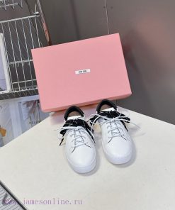MIUMIU American Retro Style~A Popular Pair Of Shoelaces That Must Be Included In White Shoes Wi p0orzrht