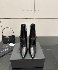 Saint Lauren YSL Saint LaurentSide Zipper Short Boot VersionThe Latest Versatile Must-have For ebw9uqi9