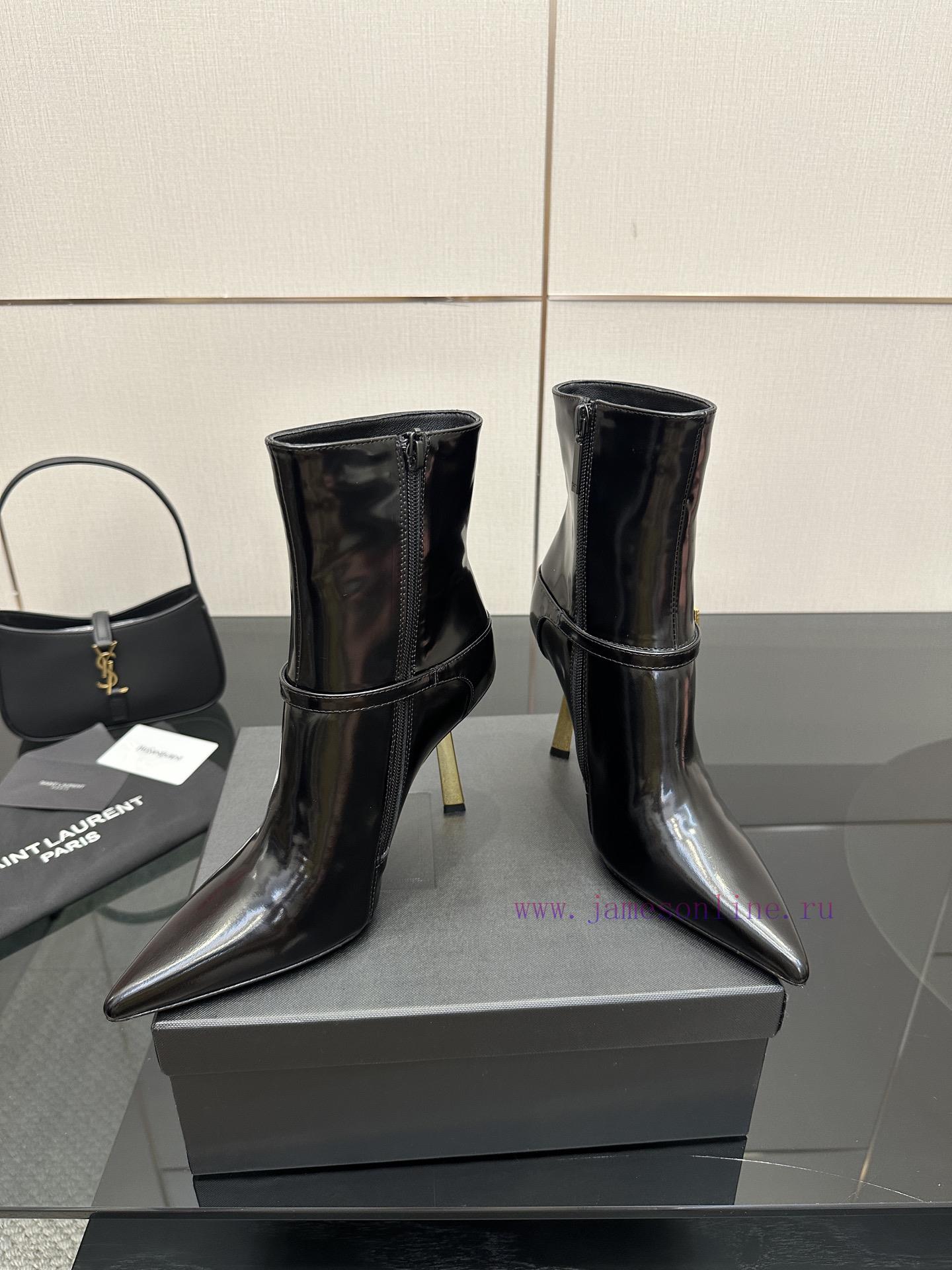 Saint Lauren YSL Saint LaurentSide Zipper Short Boot VersionThe Latest Versatile Must-have For ebw9uqi9 - Image 5