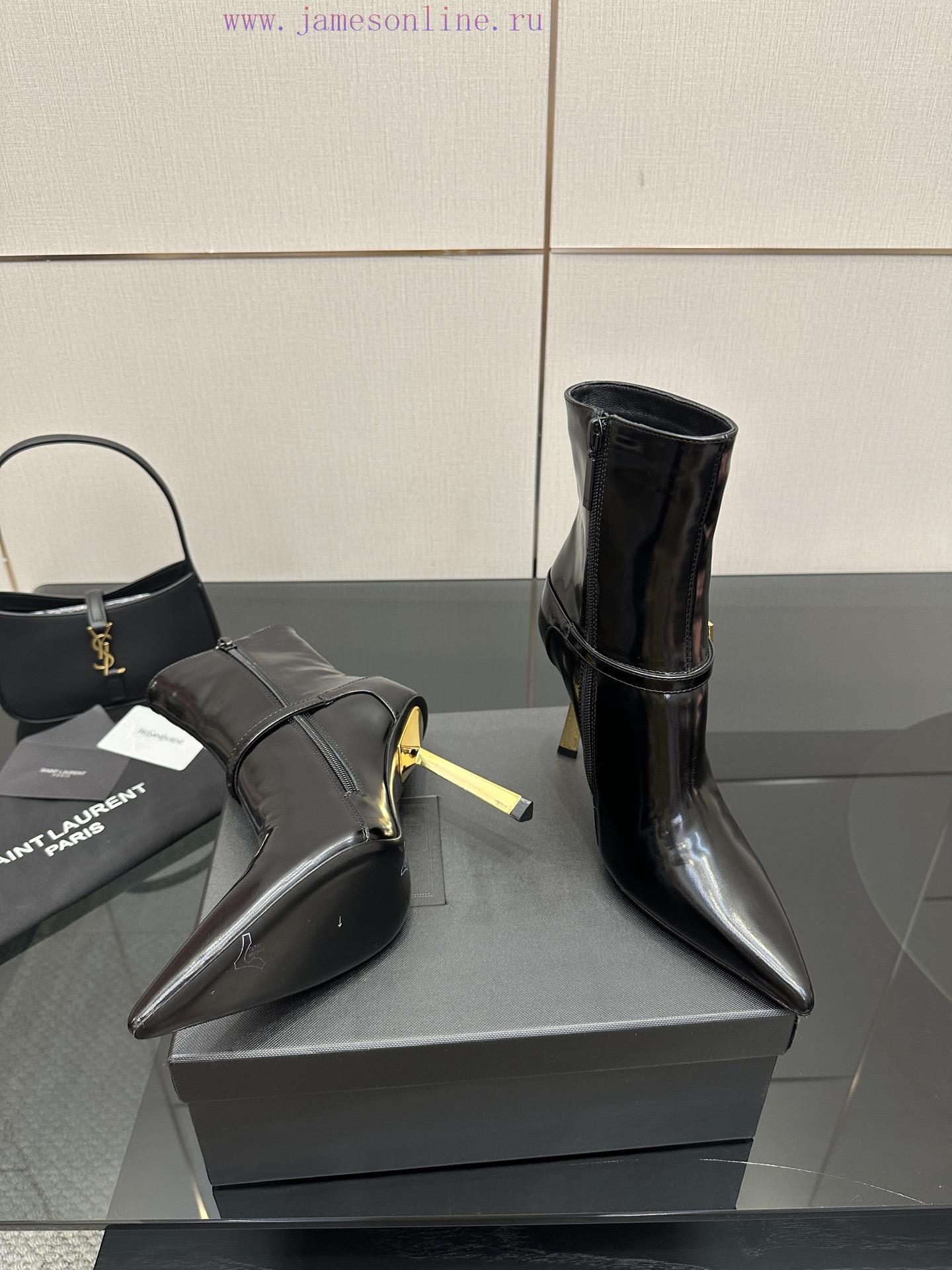 Saint Lauren YSL Saint LaurentSide Zipper Short Boot VersionThe Latest Versatile Must-have For ebw9uqi9 - Image 6