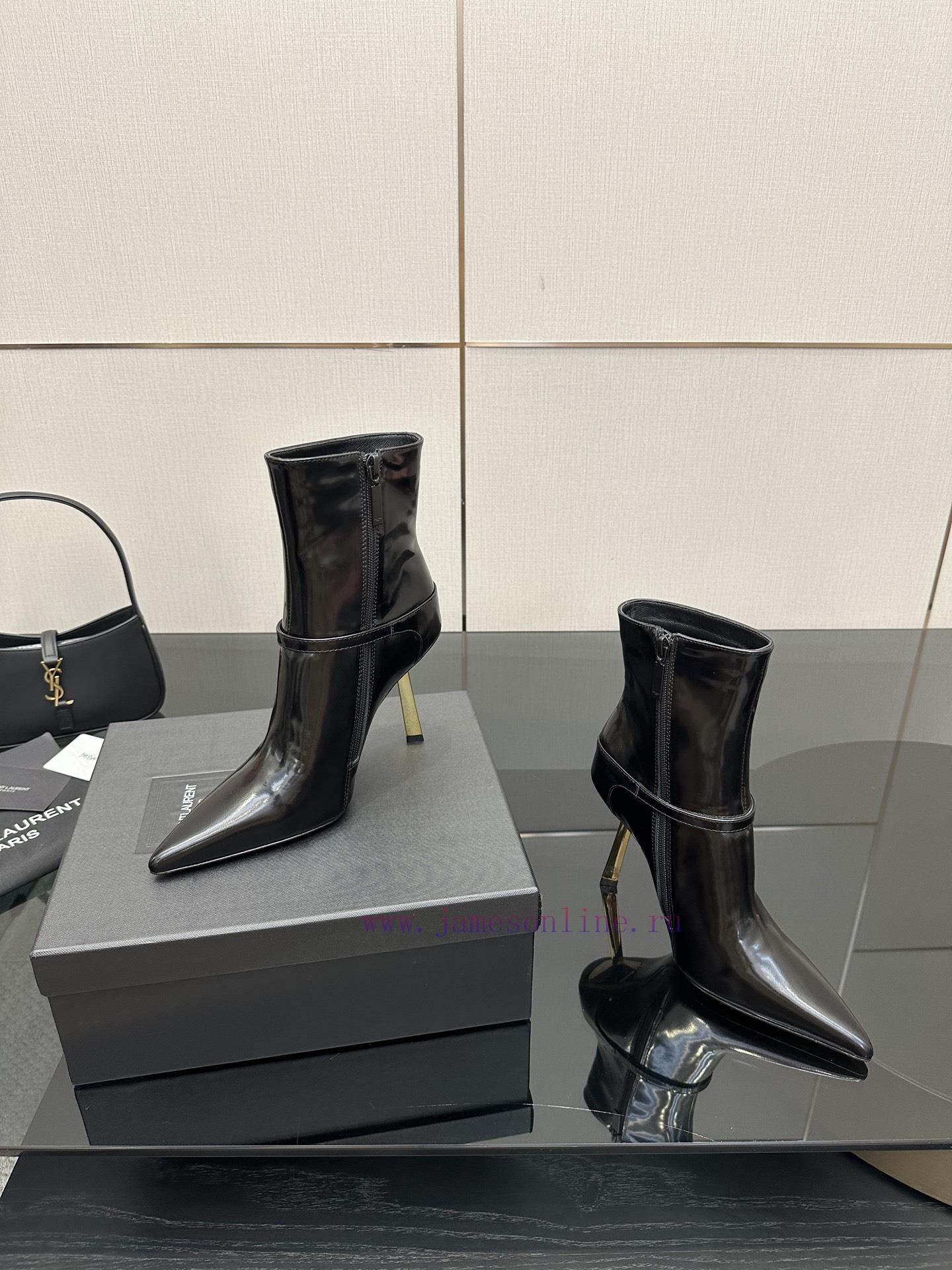 Saint Lauren YSL Saint LaurentSide Zipper Short Boot VersionThe Latest Versatile Must-have For ebw9uqi9 - Image 8