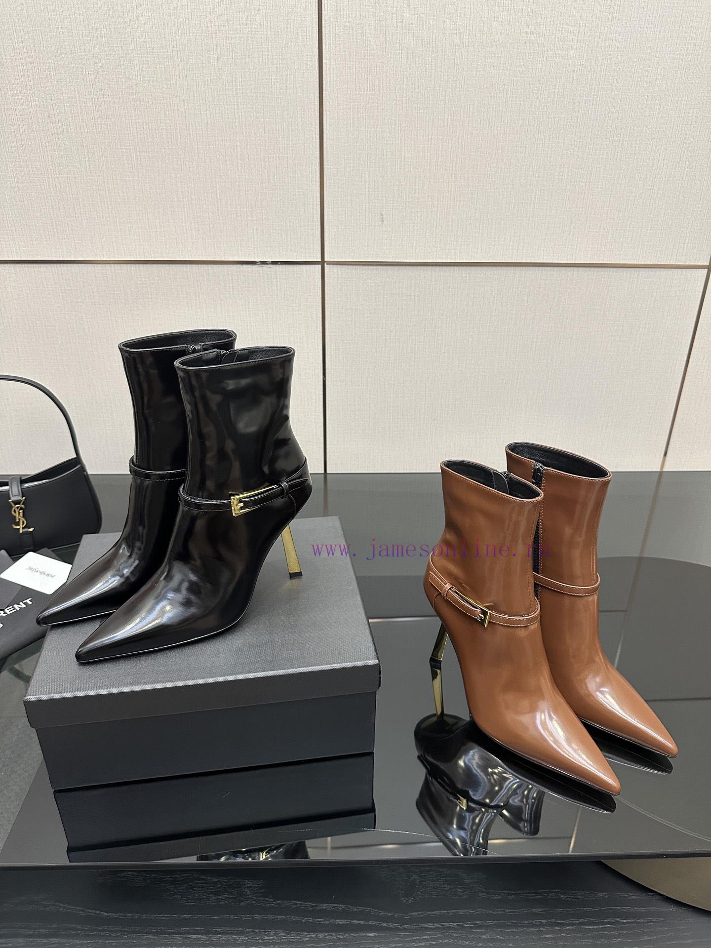 Saint Lauren YSL Saint LaurentSide Zipper Short Boot VersionThe Latest Versatile Must-have For ebw9uqi9 - Image 10