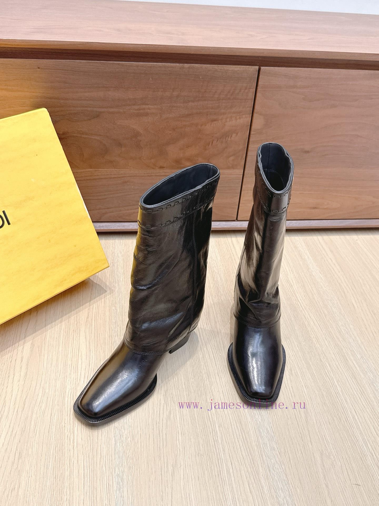 Purchasing GradeFendi's Classic Autumn And Winter Boots Have Become Popular Featuring A Combina 2ukucgvh - Image 4
